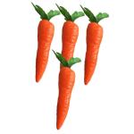 3 Sätze 3 Sets Künstliche Karotten Mini Dekor Lebensechte Gemüse Dekoration Künstliche Gemüse Requisiten Künstliches Gemüse Für Party Karotten Dekorationen 4 Stück * 3