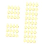 5 Sätze 5 Sets Künstlicher Knoblauch Gefälschtes Gemüse Gemüse Display Requisiten Küchendekoration Knoblauchflocken Modell Simulation Knoblauchflocken Dekor 12 Stück * 5