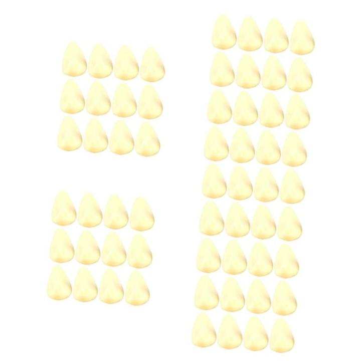 5 Sätze 5 Sets Künstlicher Knoblauch Gefälschtes Gemüse Gemüse Display Requisiten Küchendekoration Knoblauchflocken Modell Simulation Knoblauchflocken Dekor 12 Stück * 5