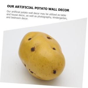 30 STK Simulierte Kartoffel Kartoffelmodelle realistische Gemüsemodelle Küchenwaren Spielzeug Exquisite Kartoffelrequisiten Verzierungen in Kartoffelform Haushalt Ornamente Schau
