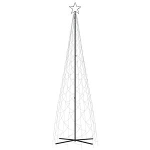 Mobili Weihnachtsbaum mit Kegel, kaltweiß, 500 LEDs, 100 x 300 cm, Weihnachtsdekoration, Weihnachtsbaum, künstlicher Weihnachtsbaum, dünner Ständer