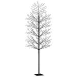 LED Weihnachtsbaum Lichterbaum Weihnachten Christbaum für Außenbereich geeignet 2000 LEDs Kaltweißes Licht Kirschblüten 500 cm