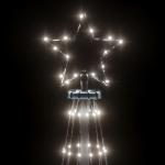 Kegelkerstboom 732 LED's koudwit 160x500 cm, kerstboom, kerstkegelboom, kerstdecoratie, kegelboom, kunstboom, kerstversiering, kerstornament