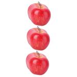 3 Sätze Künstlicher Apfel Simuliertes Apfelmodell Ornamente in Fruchtform Modelle Künstliche Früchte Wohnungsdeko Simulation Äpfel Modell Lebendiges Fruchtmodell Pu Rot 5 Stü
