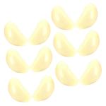 3 Sätze 3 Sets Künstlicher Knoblauch Küchendekoration Gemüse Display Requisiten Knoblauchflocken Dekor Gefälschtes Gemüsemodell Gefälschtes Gemüse Simuliertes 12 Stück * 3