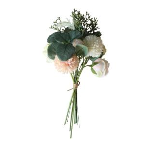 1stk Künstlicher Blumenstrauß Gefälschte Pfingstrose Künstliche Realistische Blumensträuße Gefälschte Blumenstraußdekoration Blumendekor Blumenarrangement Dekor Beige Texti