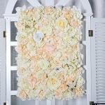Künstliche Blumenwand, Künstliche Blumenwand Aus Seidenrose, Verwendet Für Hochzeiten, Rayon-Blumenwand, Verwendet Für Partys, Kirchenwände, Bühnenhintergrund(E,1m*1m)