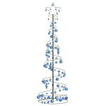 Weihnachtsbaum Kegelform mit Kugeln 120 LEDs Warmweiß 180 cm