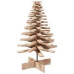 Weihnachtsbaum, Tannenbaum Holz zum Schmücken, Christbaum Holzbaum DIY Weihnachten Dekoration, Dekobaum Weihnachtsdeko, 100cm Massivholz Kiefer