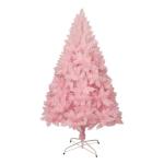 Rosa künstlicher Weihnachtsbaum, Weihnachtsbaum, aufklappbare Fichte, Matter PVC-Weihnachtsbaum mit Metallständer, hochwertiger verschlüsselter Weihnachtsbaum, Festliche ，6ft(