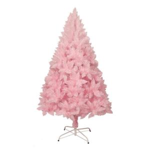 Rosa künstlicher Weihnachtsbaum, Weihnachtsbaum, aufklappbare Fichte, Matter PVC-Weihnachtsbaum mit Metallständer, hochwertiger verschlüsselter Weihnachtsbaum, Festliche ，4ft(