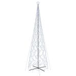 Mobili Weihnachtsbaum mit Kegel, kaltweiß, 3000 LEDs, 230 x 800 cm, Weihnachtsdekoration, Weihnachtsbaum, künstlicher Weihnachtsbaum, dünner Ständer
