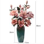 Kunstblumen Künstliche Blumen im Topf – realistische Magnolien-Seidenblumen-Arrangements, künstliche Blumen im Topf für das Heimbüro für jeden Anlass