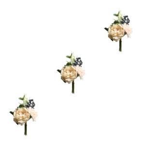 3st Blumendekor Gefälschte Tuch Lichthausdekorationen Für Zu Hause Künstliche Gardenienblüte Künstliche Orchideenblüten Künstliche Blumen Heimdekoration Blumenstrauß