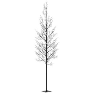 LED Weihnachtsbaum Lichterbaum Weihnachten Christbaum für Außenbereich geeignet 1200 LEDs Buntes Licht Kirschblüten 400 cm
