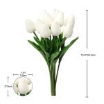 10 stuks kunstbloemen, kunstbloemen, tulp, kunstbloemen, tulp, bloemenboeket, latex, bloemen, zijde, tulp, real-touch, voor thuis, feest, bruiloftsboeket, tuindecoratie