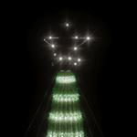 Weihnachtsbaum Kegelform Weihnachtsbaum Beleuchtung Christbaumbeleuchtung Weihnachtsbeleuchtung Weihnachtsdeko für Weihnachten, Party275 LEDs Kaltweiß 180 cm