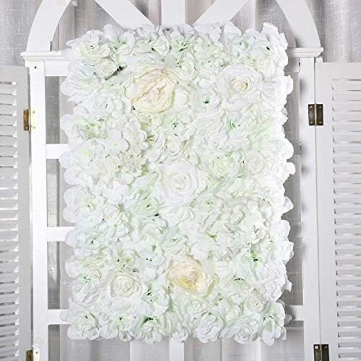 Künstliche Blumenwand, Künstliche Blumenwand Aus Seidenrose, Verwendet Für Hochzeiten, Rayon-Blumenwand, Verwendet Für Partys, Kirchenwände, Bühnenhintergrund(G,2m*2m)