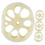 3 Sätze Modell Der Lotuswurzelscheibe Mini-hausdekoration Gefälschte Scheibe Interessantes Miniaturspielzeug Mini-Food-Spielzeug Mini-Essen Kinder Dekor Mini-dekor PVC 4 Stück *