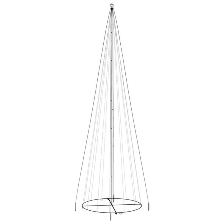 LED Weihnachtsbaum Aussen Kegelform Weihnachtsbaum Metall Mehrfarbig 1134 LEDs Tannenbaum Lichterbaum Weihnachtsdeko Aussen Weihnachtsbaum Tanne Groß 800 cm
