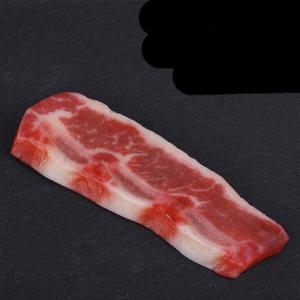 Home Crafts Simulation Lebensmittel Rohes Steak Fleisch Gebratenes Schweinefleisch Speck Modell Fotografie Requisiten Fensterdekoration-M,8