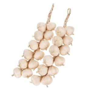 3 Sätze Künstlicher Knoblauch Gefälschter Knoblauch Gefälschtes Gemüse Knoblauch Fotografie Requisiten Knoblauch-Modell Schaumgemüse Knoblauchzopf Künstlicher Kohl 2 Stück 