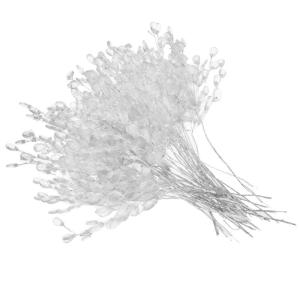 50 Stück Artificial Acrylic Flower, Kristall-Blumenzweige, Künstliche Blumensträuße aus Acrylperlen für Hochzeit, Party, Heimdekoration