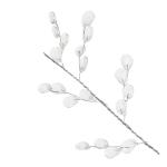 4 Stück Kristallperlen Acryl Blumenzweig Perlen Blumenzweig Knospenzweig Künstlicher Blumenzweig Acrylzweig Hochzeit DIY Blumenhandwerk Perle Heim DIY Acryl Pflanze