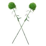 2St künstliche Pflanzenballverzierung Kunstpflanze Büro künstliche Pflanzen künstliche Pflanzenkugel zimmerpflanzen Pflanzen dekor künstliche Pflanzen drinnen Weich-PVC Green