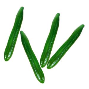 5 Sätze Simuliertes Gemüsemodell Küchendekoration Simulierte Gurkenmodelle Küchensimulationsgurke Simulation Gemüsemodell Fotografie-Requisite Gurkendekor Schaum Green 4 Stüc