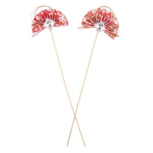 2St Blumenstab würfelunterlage einhelll LEDs Leuchtmittel lichtwärts Beliebt DIY-Fan-Pick 2022 Cupcake-Picks Material für Blumenarrangements fächerförmiges Dekorpick Plastik 