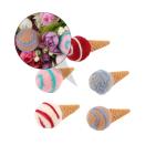 15 stuks kerstcadeauzakjes vulling kerstbloemendecoratie ijshoekjes ornamenten kunstmatige ijswafels kerstfeest accessoires pluche dier boeket kunsthandwerk wolvilt