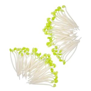 1 Satz Foto-Requisiten Home Decor Wohnungsdeko Gefälschtes Gemüse Realistisches Gemüse Künstliche Sojasprossen-Ornament Rustikale Küchendekoration Plastik Light Green 50 Stüc