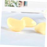 2 Sätze 2 Sets Künstlicher Knoblauch Fotografie Requisiten Knoblauchflocken Modell Nachahmung Von Knoblauchflocken Requisiten Realistisches Gemüse Simulierte 12 Stück * 2