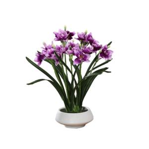 Kunstblumen Simulations-Fälschungsblume, künstliche Bonsai-Pflanzen mit Keramiktopf, Narzissen-Blumenarrangements für Hochzeitsfeiern zu Hause für jeden Anlass