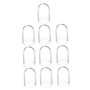 10St Glasabdeckung valentinstag selber machen Blumendisplay-Abdeckung künstliche blüten artificial kreative Glaskuppel Ewige Blumenabdeckung aus Glas Transparent