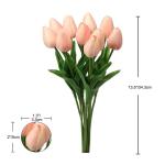 10 stuks kunstbloemen, kunstbloemen, tulp, kunstbloemen, tulp, bloemenboeket, latex, bloemen, zijde, tulp, real-touch, voor thuis, feest, bruiloftsboeket, tuindecoratie