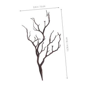 2st Halloween-Dekoration Äste Künstliche Äste Gefälschte Korallenzweige Künstliche Baumstäbe Lebensechte Korallenzweige Künstliche Geweihbaumzweige Halloween-Baum Plastik Br