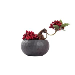 Kunstblumen Künstliche Blumen in Keramikvase – kleine Bonsai-Simulations-Blumenornamente, 33 cm – perfekt für die Innendekoration für jeden Anlass