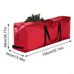 Weihnachtsbaum-Organisator, Große Weihnachtsbaum-Aufbewahrungstasche, 600D-Oxford-Stoff, künstliche Weihnachtsbaum-Aufbewahrungstasche(M red)