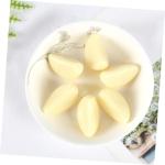 2 Sätze 2 Sets Künstlicher Knoblauch Fotografie Requisiten Knoblauchflocken Modell Nachahmung Von Knoblauchflocken Requisiten Realistisches Gemüse Simulierte 12 Stück * 2