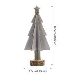 Hölzerne Weihnachtsbaum Dekoration,Mini Desktop Dekoration,Familie Tisch Kamin Dekoration,Hölzerne Weihnachtsbaum Tischplatte Weihnachtsdekorationen für Weihnachten Party Tisch 