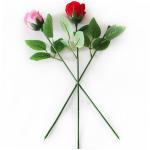 280 STK Rosenstiel künstliche blüten Artificial Rosenblumenstiel Bouquet Fake Fake grünes Blatt künstliche Rosen Material für künstliche Blumen handgemachtes Material Draht.