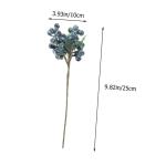 5st Künstliche Beeren Heidelbeerstiel Kranz Beeren Stechpalmenbeerzweige Xams Baumdekor Rote Beere Rote Beerenverzierung Material Für Blumenarrangements Beerenstängel Blue Plast