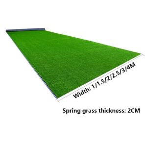 Kunstrasen, Kunstrasen, 3 x 4 m, realistischer Astro Turf, Kunstrasenteppich, synthetische Grasmatte für Haustiere, Terrasse, Garten, Balkon, Hochzeit (Größe: 3 x 1,5 m)