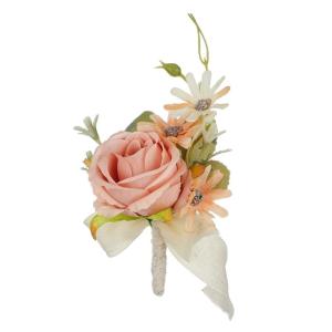 Mehrzweck-Hochzeitssträuße aus handgefertigten Seidenblumen, Dekoration mit Ansteckblumen für die Braut und Brautjungfern