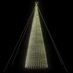 LED Weihnachtsbaum Aussen Kegelform Weihnachtsbaum Metall Groß Kaltweiß 1544 LEDs Tannenbaum Lichterbaum Weihnachtsdeko Aussen Weihnachtsbaum Tanne 500 cm