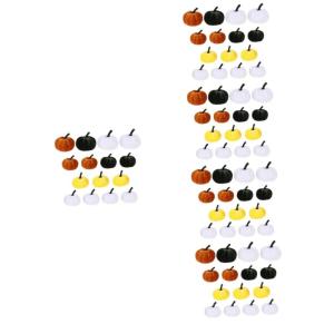 75 STK künstlicher Kürbis dekorativer Kürbis Halloween-Kürbis-Ornament Künstliche Kürbisse Pumpkin Decoration hausdeko hochzeitsdeko gefälschter Kürbis Party-Kürbis-Orname