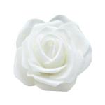 Artificielle bruidsboeket, wit, 6-7 cm, 3,5 cm