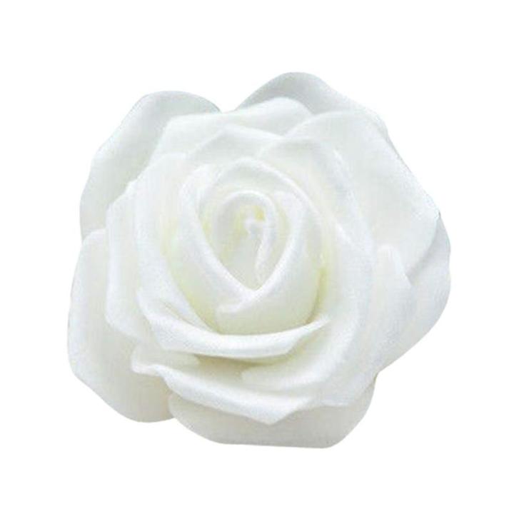 Artificielle bruidsboeket, wit, 6-7 cm, 3,5 cm